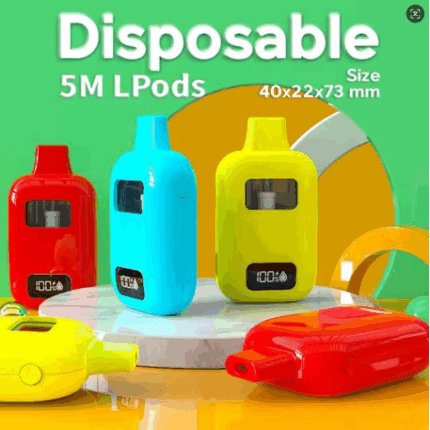 Disposable 5ml pods with preheating